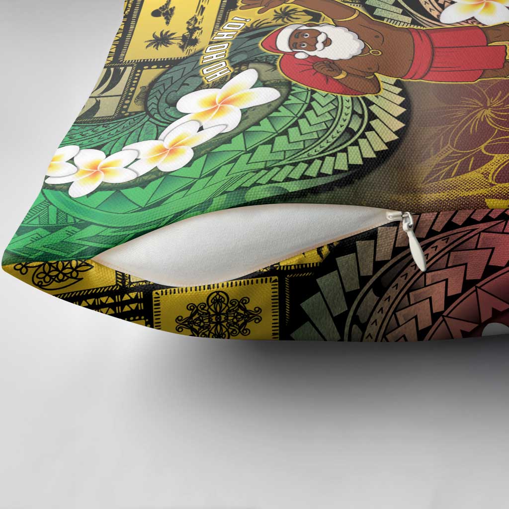 Vanuatu Christmas Pillow Cover Ni-Van Santa Retro Style LT05 - Polynesian Pride