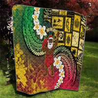 Vanuatu Christmas Quilt Ni-Van Santa Retro Style LT05 - Polynesian Pride