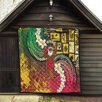 Vanuatu Christmas Quilt Ni-Van Santa Retro Style LT05 - Polynesian Pride