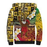 Vanuatu Christmas Sherpa Hoodie Ni-Van Santa Retro Style LT05 - Polynesian Pride