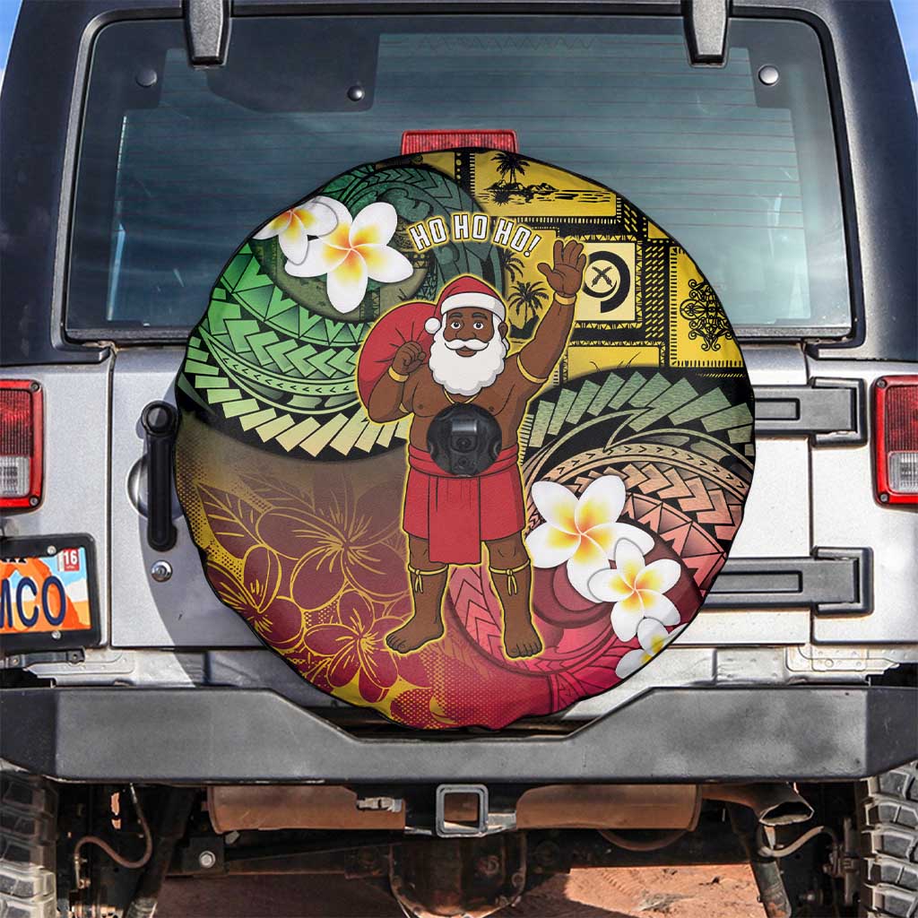Vanuatu Christmas Spare Tire Cover Ni-Van Santa Retro Style LT05 Colorful - Polynesian Pride