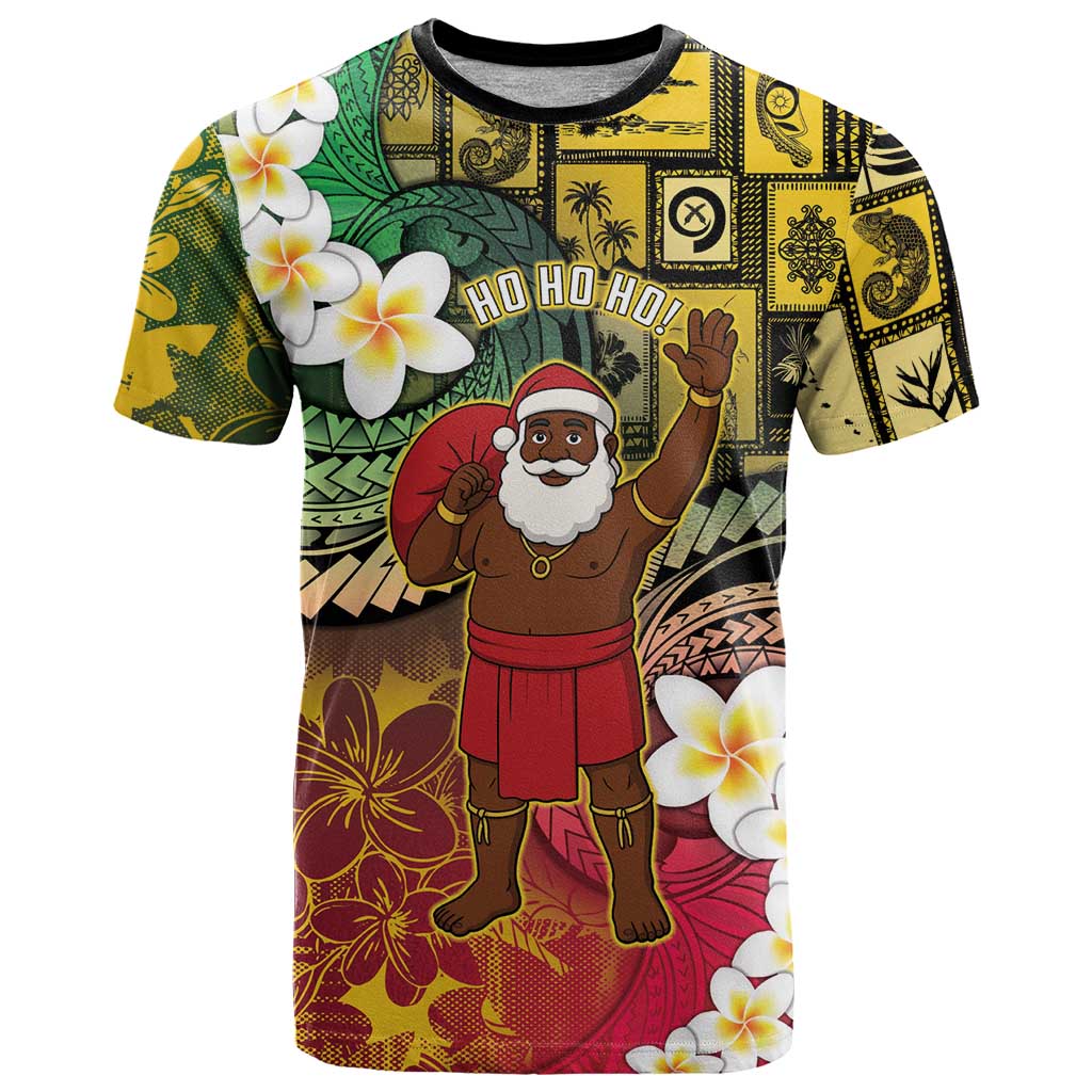 Vanuatu Christmas T Shirt Ni-Van Santa Retro Style LT05 Colorful - Polynesian Pride
