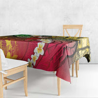 Vanuatu Christmas Tablecloth Ni-Van Santa Retro Style LT05 - Polynesian Pride