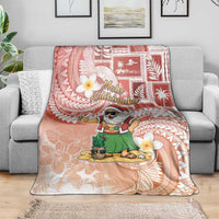 Hawaii Mele Kalikimaka Blanket Hula Santa Retro Style Red LT05 - Polynesian Pride