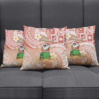 Hawaii Mele Kalikimaka Pillow Cover Hula Santa Retro Style Red LT05 - Polynesian Pride