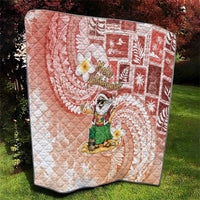 Hawaii Mele Kalikimaka Quilt Hula Santa Retro Style Red LT05 - Polynesian Pride