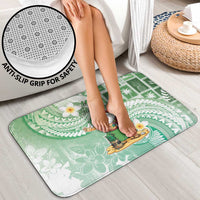 Hawaii Mele Kalikimaka Bathroom Set Hula Santa Retro Style Green LT05 - Polynesian Pride