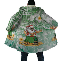 Hawaii Mele Kalikimaka Cloak Hula Santa Retro Style Green LT05 - Polynesian Pride