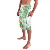 Hawaii Mele Kalikimaka Lavalava Hula Santa Retro Style Green LT05 - Polynesian Pride