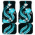 Aqua Polynesian Pattern With Tropical Flowers Car Mats LT05 Aqua - Polynesian Pride