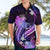 Galaxy Polynesian Pattern With Tropical Flowers Hawaiian Shirt LT05 - Polynesian Pride