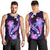 Galaxy Polynesian Pattern With Tropical Flowers Men Tank Top LT05 - Polynesian Pride