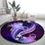 Galaxy Polynesian Pattern With Tropical Flowers Round Carpet LT05 - Polynesian Pride