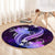 Galaxy Polynesian Pattern With Tropical Flowers Round Carpet LT05 - Polynesian Pride