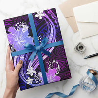 Galaxy Polynesian Pattern With Tropical Flowers Wrapping Paper LT05 - Polynesian Pride