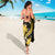 Gold Polynesian Pattern With Tropical Flowers Sarong LT05 - Polynesian Pride