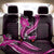 Pink Polynesian Pattern With Tropical Flowers Back Car Seat Cover LT05 - Polynesian Pride