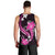 Pink Polynesian Pattern With Tropical Flowers Men Tank Top LT05 - Polynesian Pride