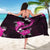 Pink Polynesian Pattern With Tropical Flowers Sarong LT05 - Polynesian Pride