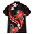 Red Polynesian Pattern With Tropical Flowers Family Matching Mermaid Dress and Hawaiian Shirt LT05 - Polynesian Pride