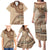 Samoa Siapo Pattern Simple Style Family Matching Puletasi Dress and Hawaiian Shirt LT05 - Polynesian Pride