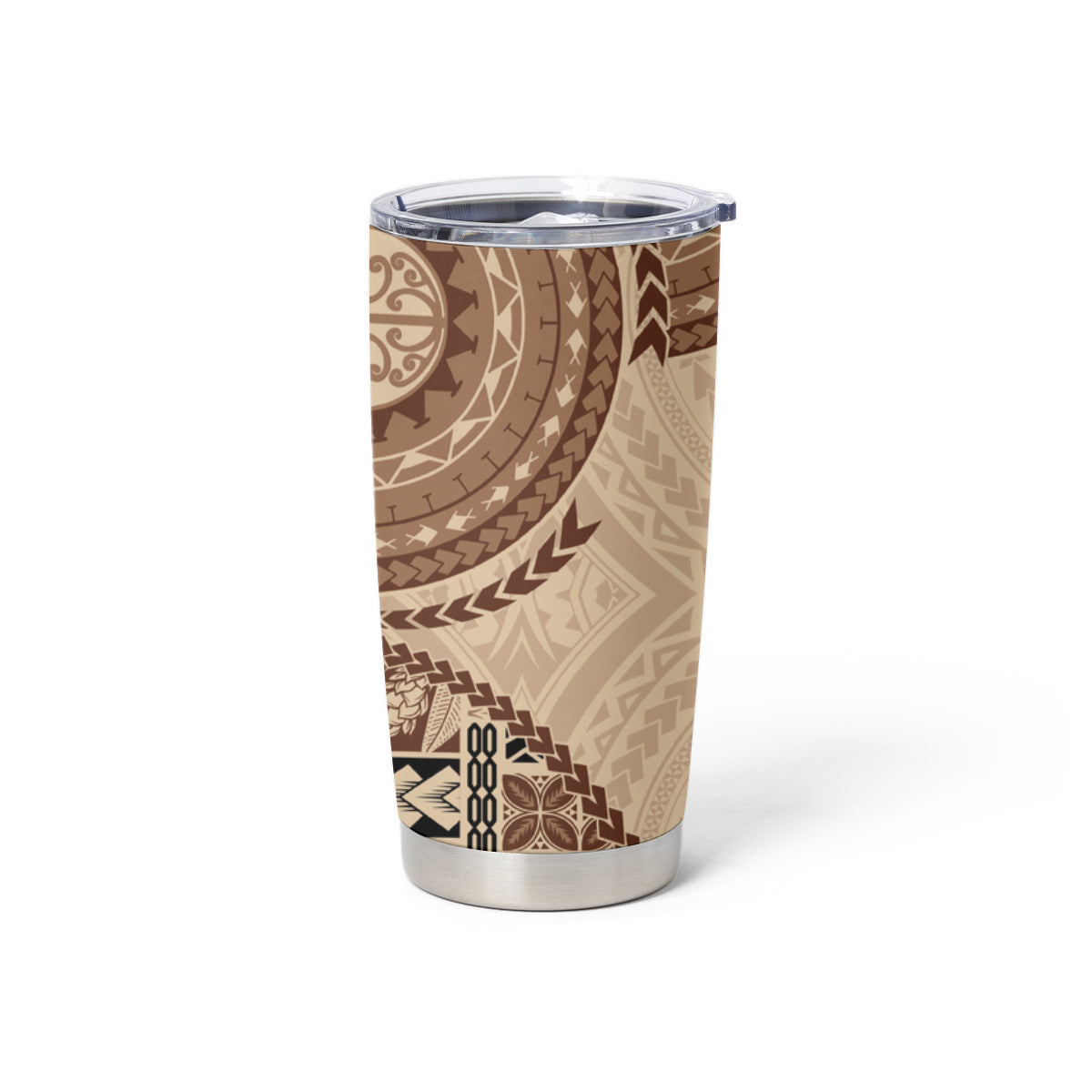Samoa Siapo Pattern Simple Style Tumbler Cup LT05 - Polynesian Pride