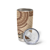 Samoa Siapo Pattern Simple Style Tumbler Cup LT05 - Polynesian Pride