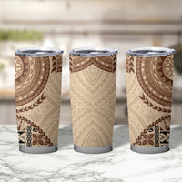 Samoa Siapo Pattern Simple Style Tumbler Cup LT05 - Polynesian Pride