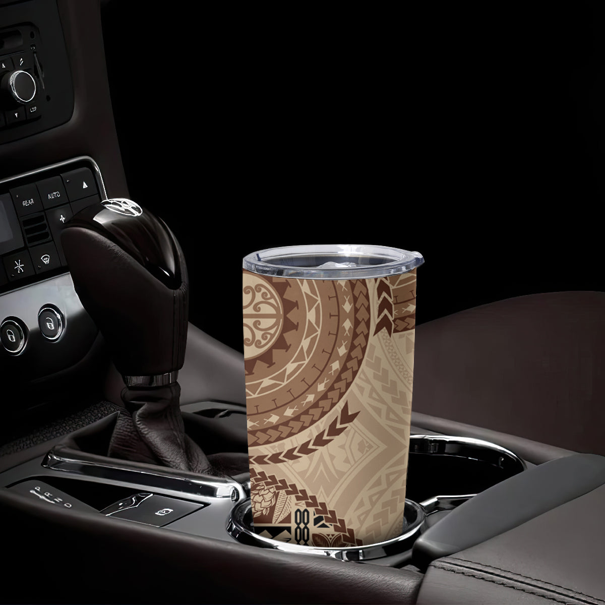 Samoa Siapo Pattern Simple Style Tumbler Cup LT05 - Polynesian Pride