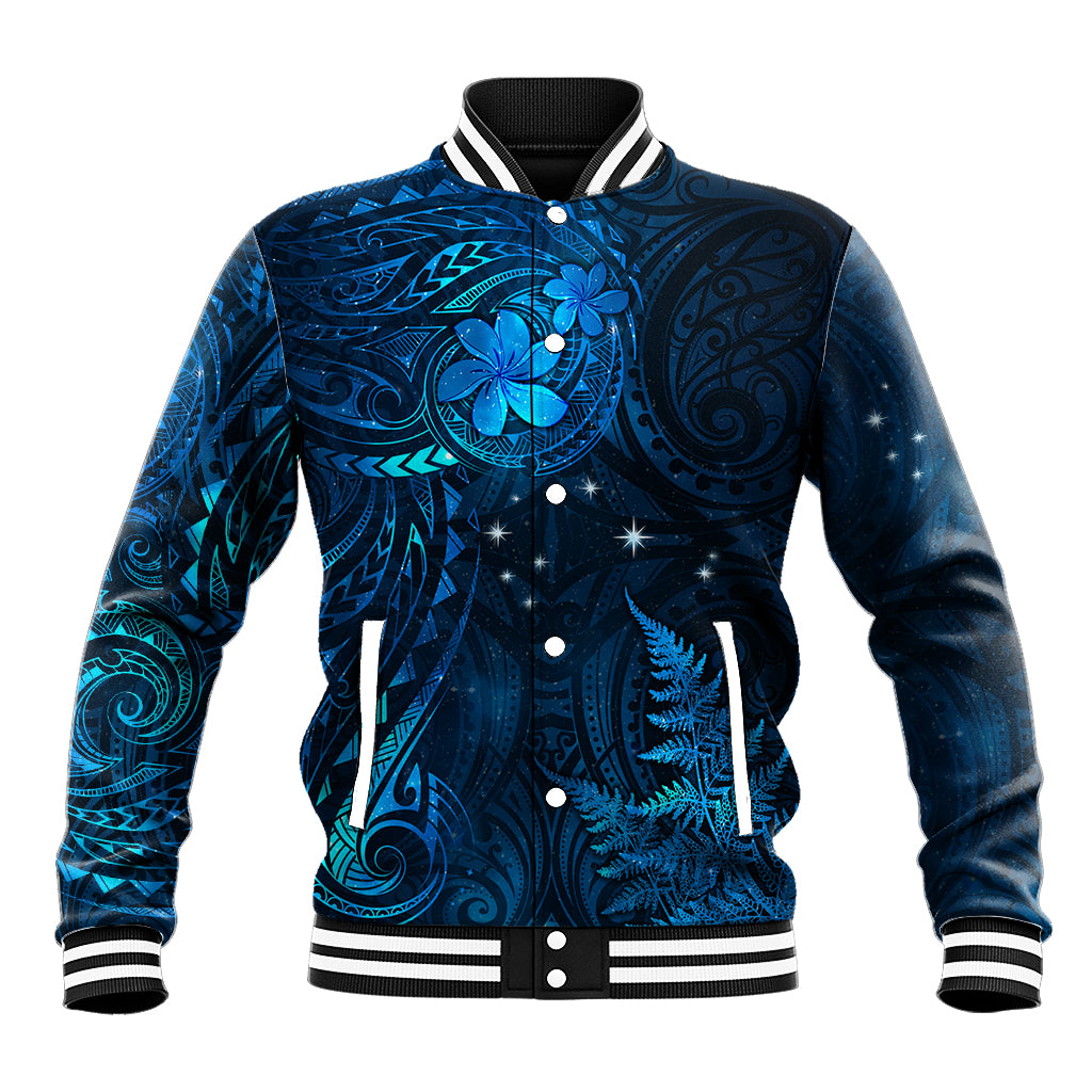 New Zealand Matariki Baseball Jacket Maori New Year LT05 Unisex Blue - Polynesian Pride