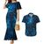 New Zealand Matariki Couples Matching Mermaid Dress and Hawaiian Shirt Maori New Year LT05 Blue - Polynesian Pride