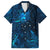 New Zealand Matariki Family Matching Off Shoulder Long Sleeve Dress and Hawaiian Shirt Maori New Year LT05 Dad's Shirt - Short Sleeve Blue - Polynesian Pride