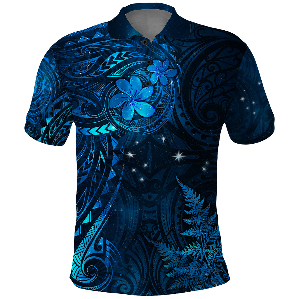 New Zealand Matariki Polo Shirt Maori New Year LT05 Blue - Polynesian Pride