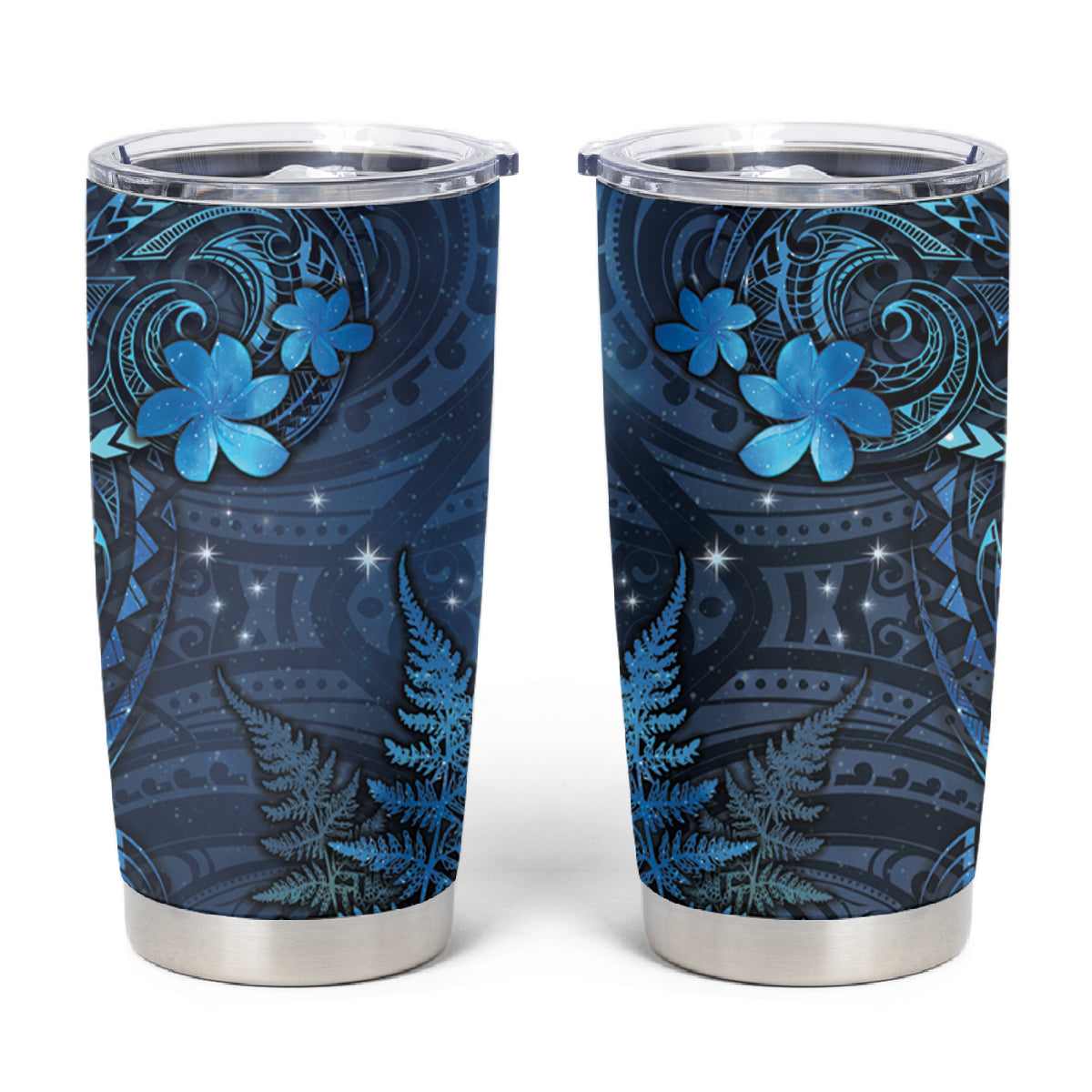 New Zealand Matariki Tumbler Cup Maori New Year LT05 Blue - Polynesian Pride