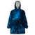 New Zealand Matariki Wearable Blanket Hoodie Maori New Year LT05 One Size Blue - Polynesian Pride