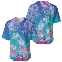 Polynesia Sea Turtle Couple Baseball Jersey Love Is Life LT05 - Polynesian Pride