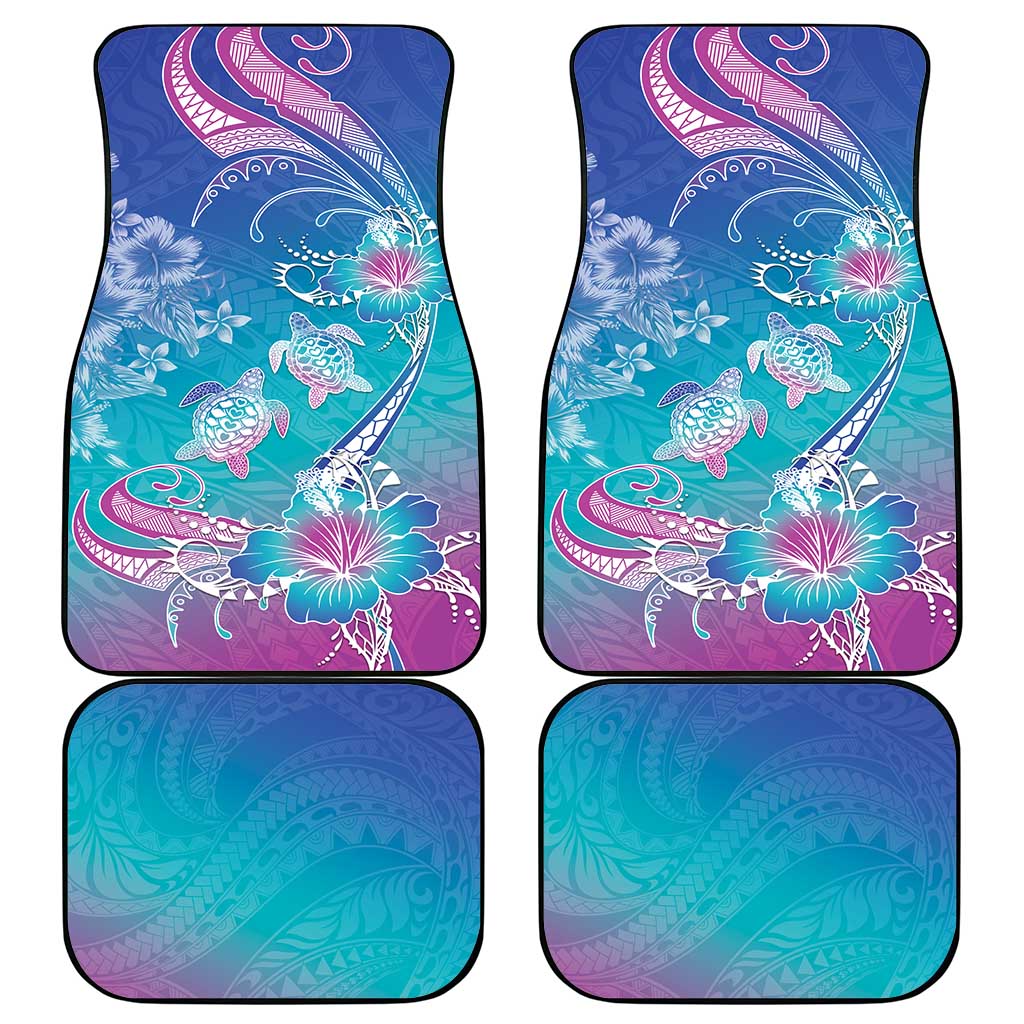 Polynesia Sea Turtle Couple Car Mats Love Is Life LT05 - Polynesian Pride