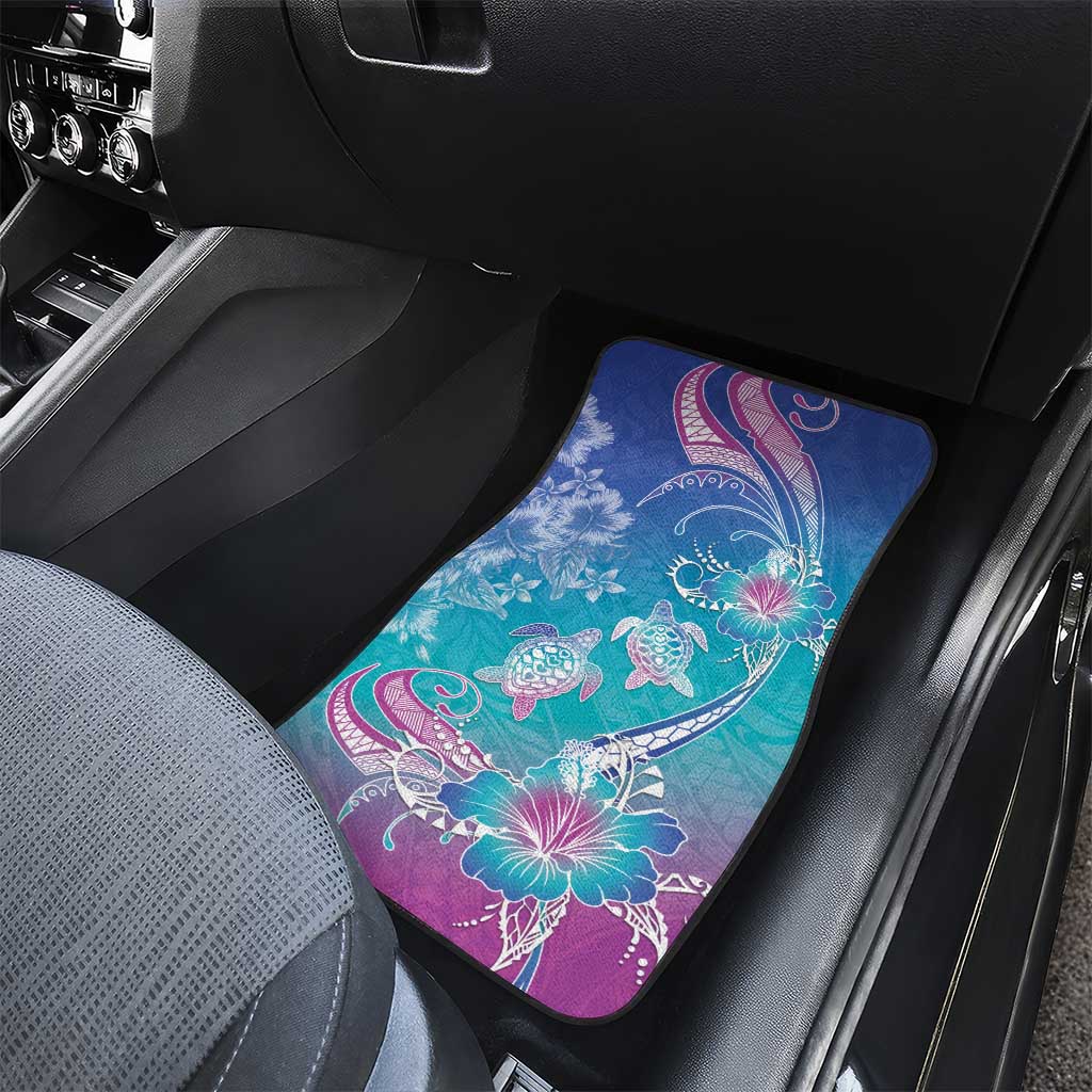 Polynesia Sea Turtle Couple Car Mats Love Is Life LT05 - Polynesian Pride