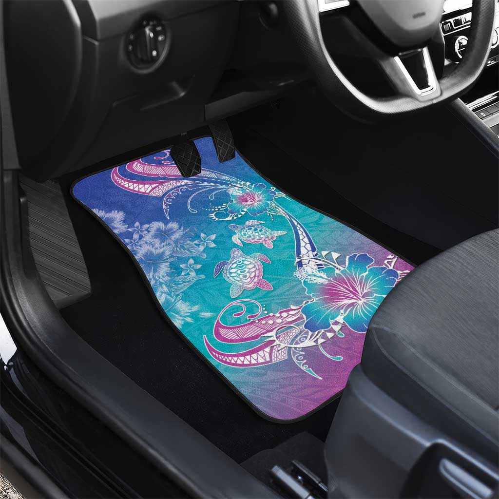Polynesia Sea Turtle Couple Car Mats Love Is Life LT05 - Polynesian Pride