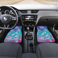 Polynesia Sea Turtle Couple Car Mats Love Is Life LT05 Set 2pcs - Front Blue - Polynesian Pride