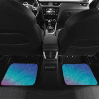 Polynesia Sea Turtle Couple Car Mats Love Is Life LT05 Set 2pcs - Back Blue - Polynesian Pride