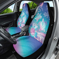 Polynesia Sea Turtle Couple Car Seat Cover Love Is Life LT05 - Polynesian Pride