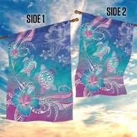 Polynesia Sea Turtle Couple Garden Flag Love Is Life LT05 - Polynesian Pride