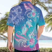 Polynesia Sea Turtle Couple Hawaiian Shirt Love Is Life LT05 - Polynesian Pride