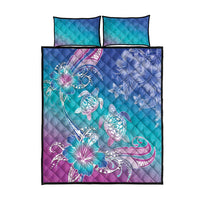 Polynesia Sea Turtle Couple Quilt Bed Set Love Is Life LT05 - Polynesian Pride