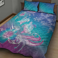 Polynesia Sea Turtle Couple Quilt Bed Set Love Is Life LT05 - Polynesian Pride