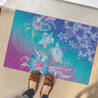 Polynesia Sea Turtle Couple Rubber Doormat Love Is Life LT05 - Polynesian Pride