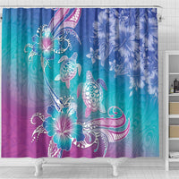 Polynesia Sea Turtle Couple Shower Curtain Love Is Life LT05 - Polynesian Pride