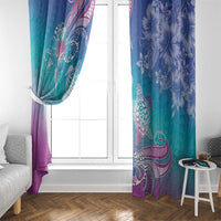 Polynesia Sea Turtle Couple Window Curtain Love Is Life LT05 - Polynesian Pride
