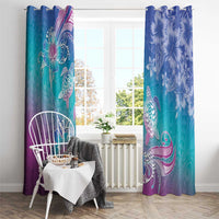 Polynesia Sea Turtle Couple Window Curtain Love Is Life LT05 - Polynesian Pride